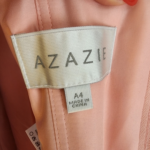 Azazie Short Wedding bridemaid dress size A4 - Picture 7 of 13